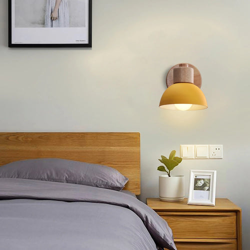 applique murale nordique en bois style mignon et moderne - vue 6 sur 13