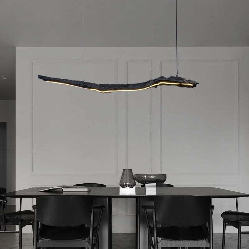 lustre nordique design wabi-sabi pour restaurant et bureau - vue 3 sur 8