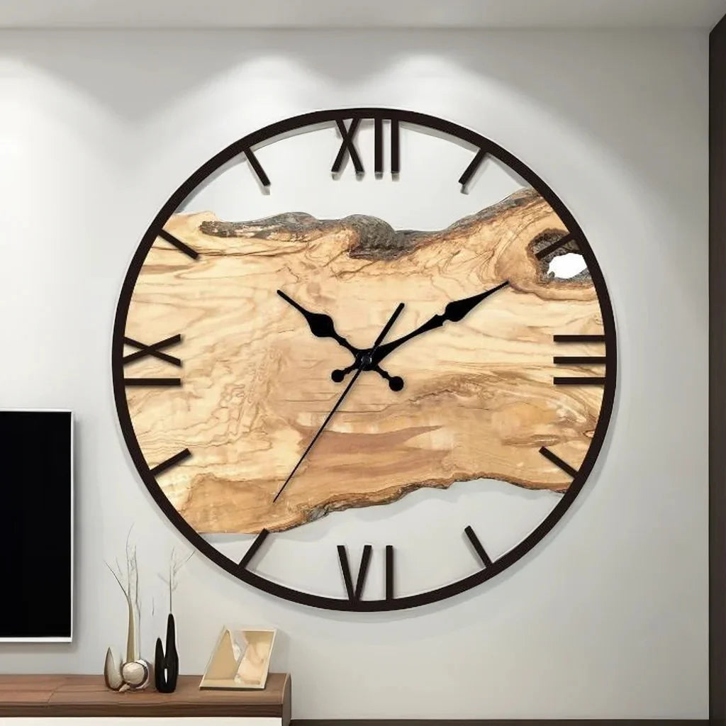 horloge murale acrylique silencieuse pour décoration intérieure moderne - vue 4 sur 14