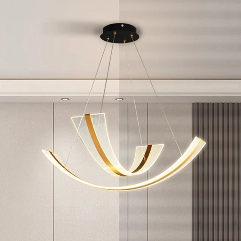 Lustre design Moderne salle à manger éclairage intérieur led décoratif - vue 5 sur 9