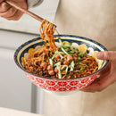 Ensemble bols céramique bohème ramen soupe 20 cm