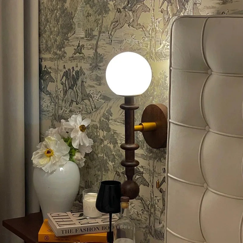 applique murale vintage haut de gamme avec interrupteur à tirette - vue 4 sur 11