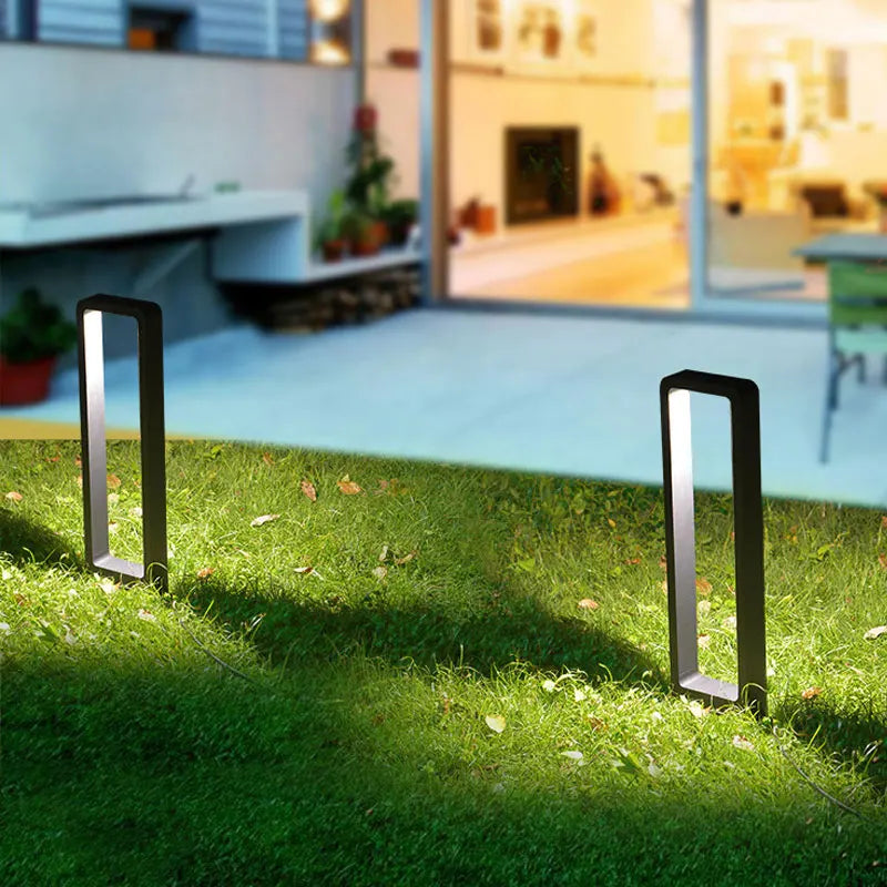 lampe de jardin led moderne en aluminium pour extérieur et paysage - vue 3 sur 7