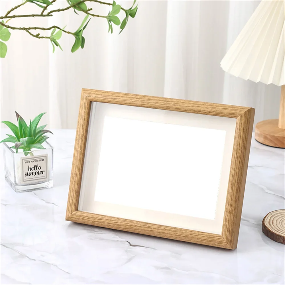 cadre photo en bois pour portraits de famille et souvenirs - vue 7 sur 9