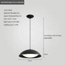 suspension moderne en fer minimaliste pour intérieur