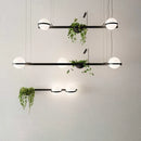lustre moderne diy led avec pot de fleurs pour jardin céleste