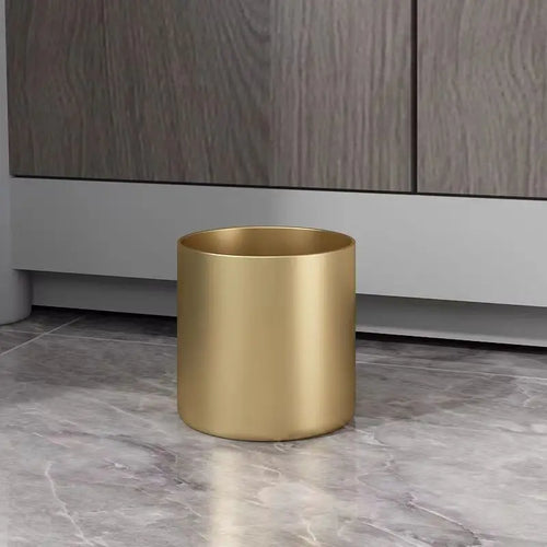 pot de fleurs cylindrique créatif en métal pour décoration intérieure - vue 10 sur 12