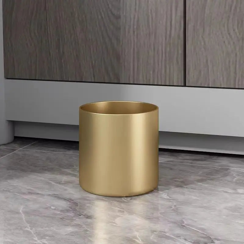 pot de fleurs cylindrique créatif en métal pour décoration intérieure - vue 10 sur 12