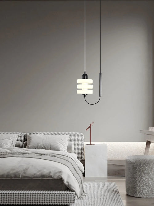 lustre minimaliste en verre pour un éclairage moderne - vue 4 sur 7