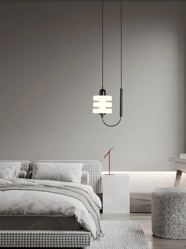 lustre en verre minimaliste pour éclairage intérieur moderne - vue 3 sur 7