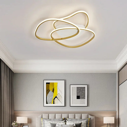 plafonnier led moderne design créatif pour intérieur décoratif - vue 3 sur 10