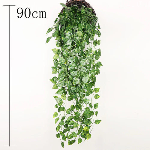 plantes artificielles en rotin à suspendre pour décoration intérieure et extérieure - vue 23 sur 29