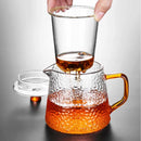 Théière japonaise verre borosilicate avec infuseur intégré