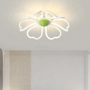 plafonnier floral à led pour chambre et salon