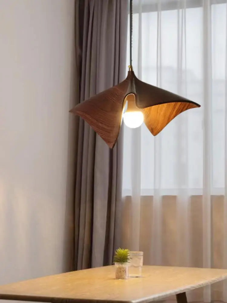 suspension nordique créative en résine avec éclairage décoratif - vue 3 sur 9