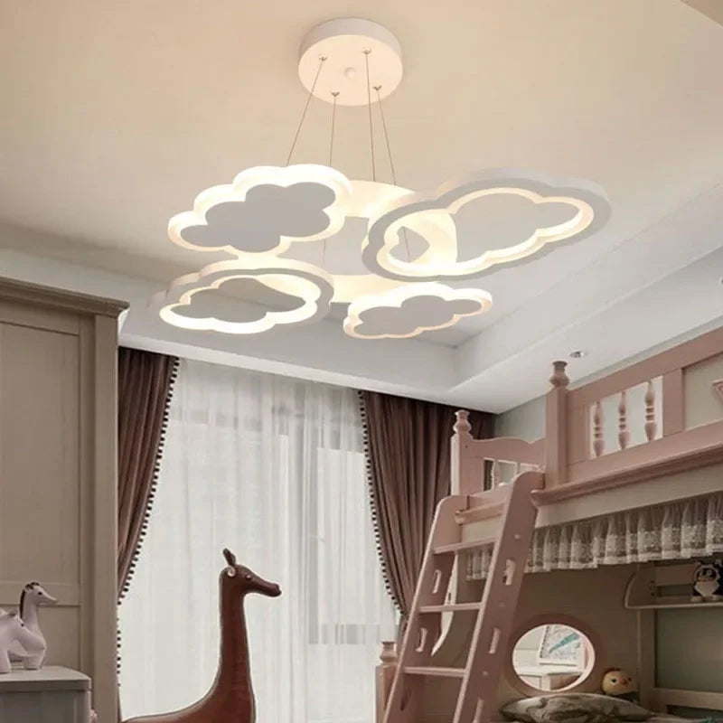 lustre led moderne créatif pour chambre enfant et salon intérieur - vue 1 sur 13