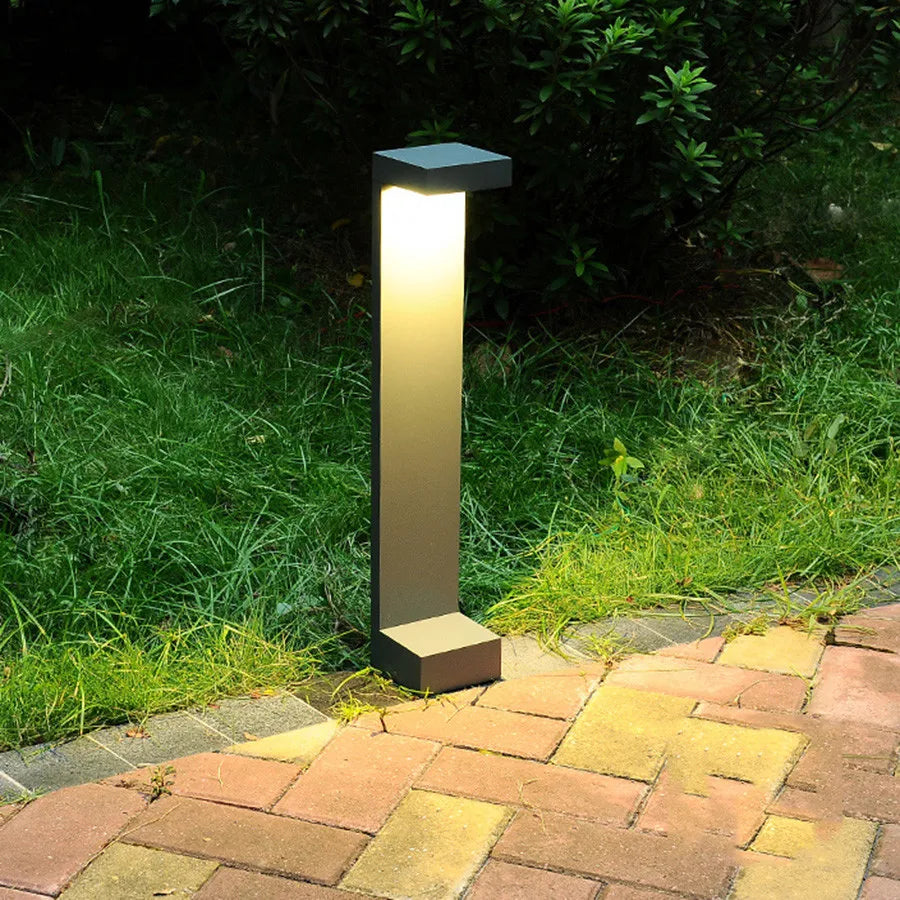 10W Outdoor LED Garden Path Lights Aluminum LED Landscape Bollards Light LED Standing Post Light for Garden Backyard Lawn Decor - vue 3 sur 10