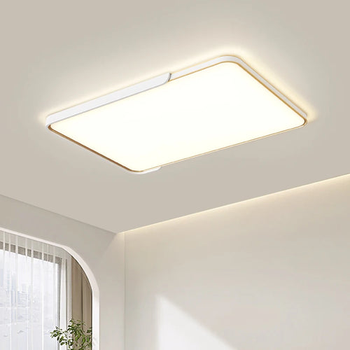 plafonnier led moderne avec télécommande design circulaire polyvalent - vue 4 sur 9