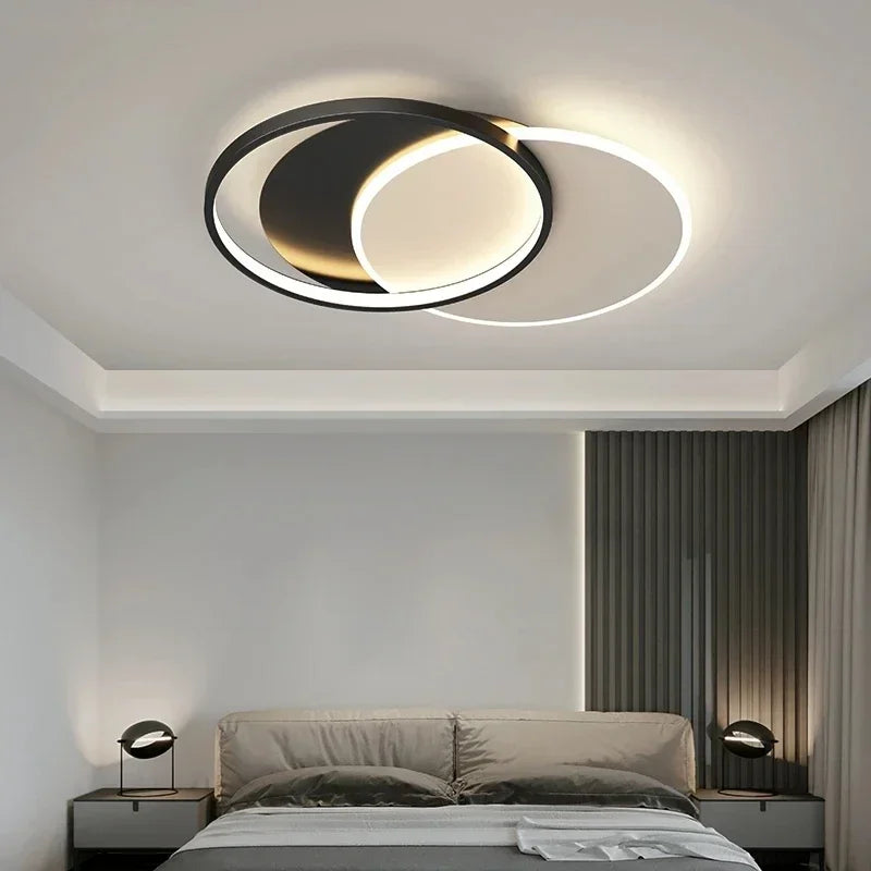 plafonnier led suspendu design moderne luminaire décoratif d'intérieur - vue 6 sur 15