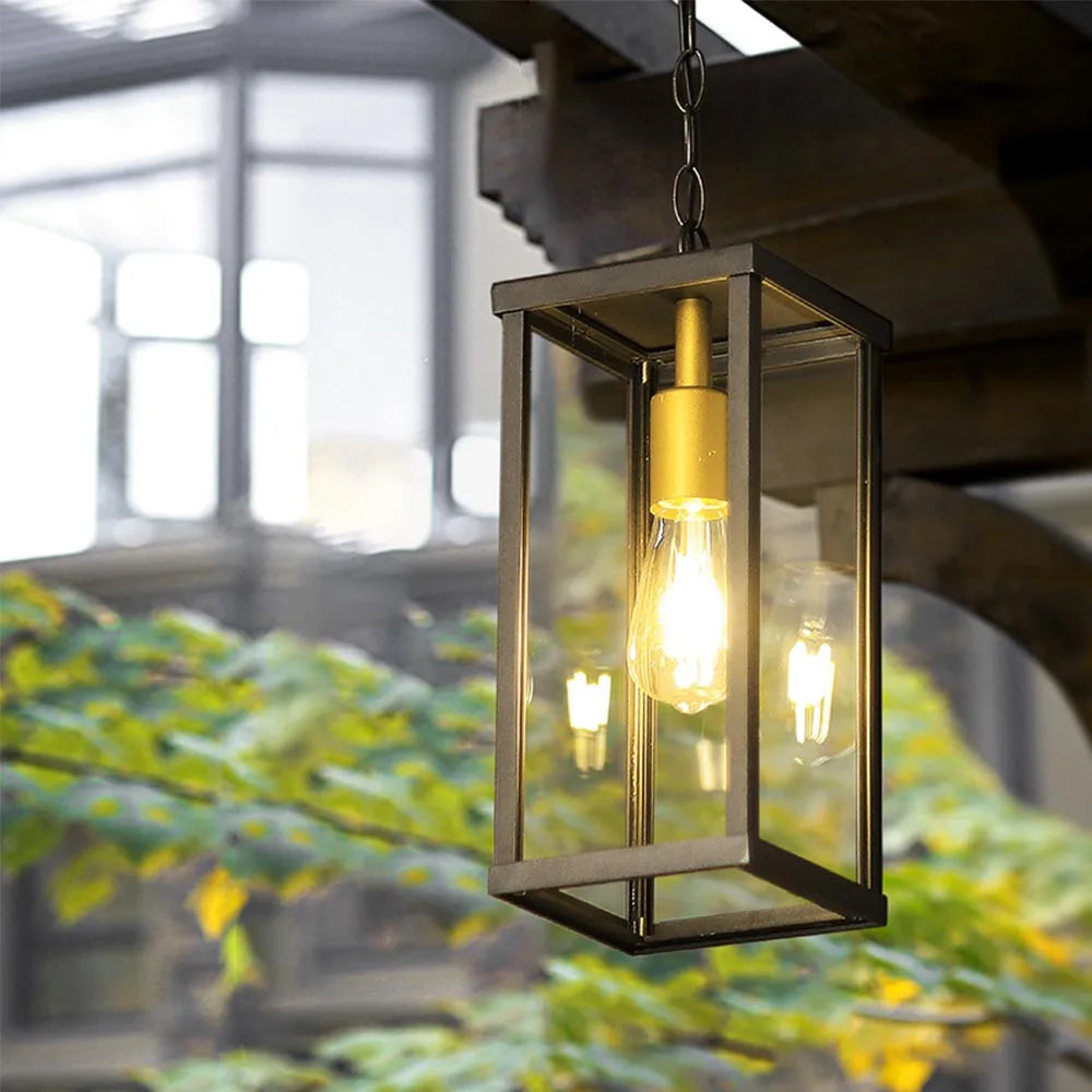 suspension rétro imperméable pour éclairage extérieur décoratif - vue 4 sur 8