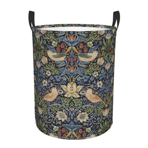 panier à linge pliable floral pour rangement jouets bébé - vue 27 sur 30