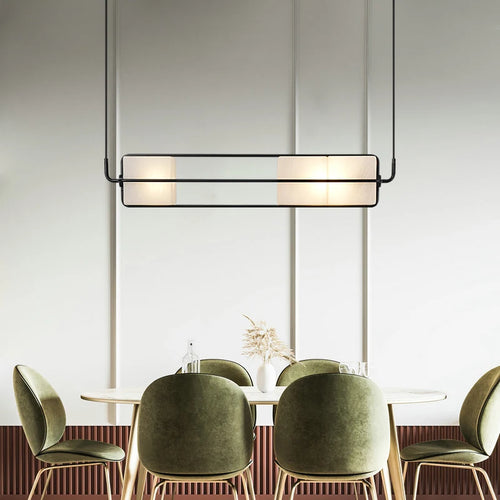 suspension en verre moderne pour éclairage de luxe intérieur - vue 3 sur 9