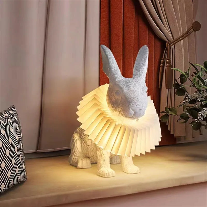lampe de bureau lapin adorable à led pour enfants - vue 3 sur 15