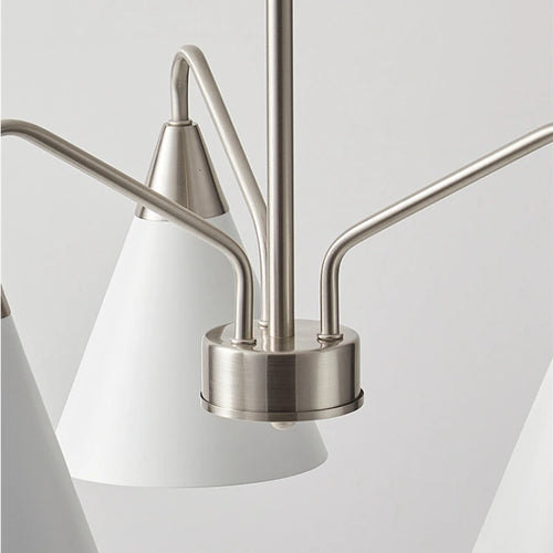 lustre rétro de style médiéval design minimaliste en fer - vue 5 sur 8