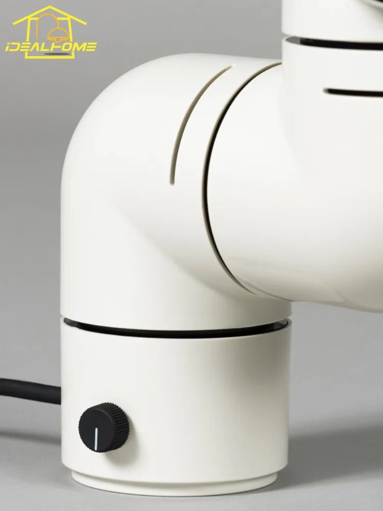 lampe à poser led médiévale design pipe à eau moderne - vue 4 sur 7