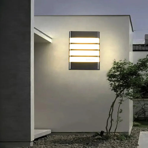 applique murale moderne pour extérieur étanche et design - vue 6 sur 10