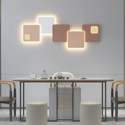 applique murale led moderne design créatif pour ambiance décorative - vue 4 sur 8
