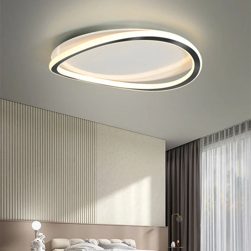 plafonnier led moderne nordique pour décoration intérieure maison - vue 3 sur 12