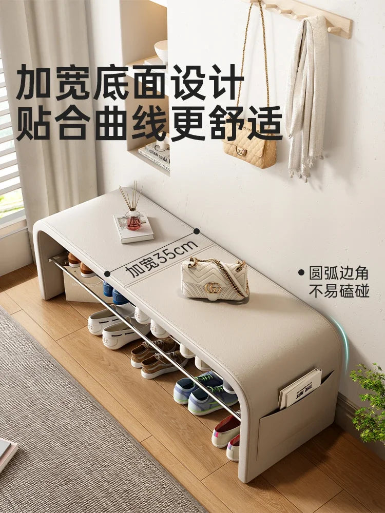 banc polyvalent pour rangement et assise décorative - vue 4 sur 15