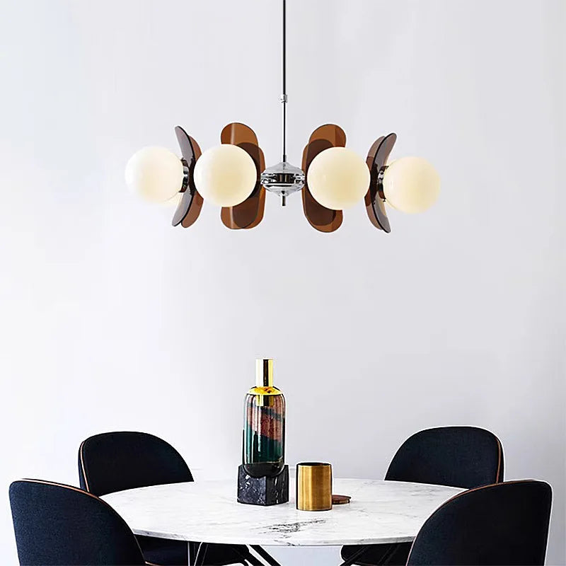 Suspension en forme de haricots acryliques - vue 3 sur 14