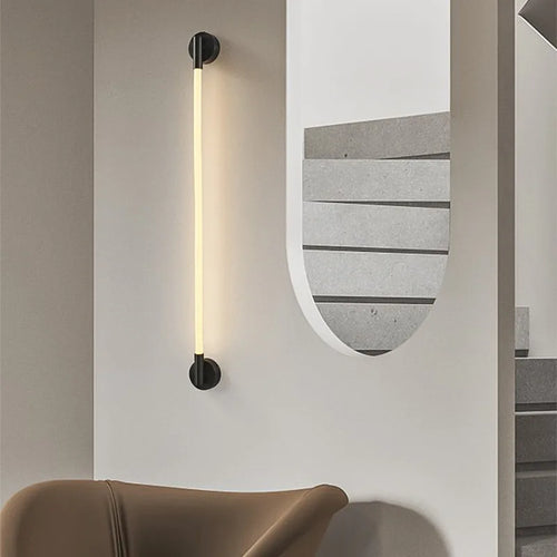 applique murale led en silicone et acier inoxydable pour intérieur - vue 2 sur 10