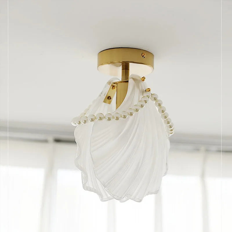 Plafonnier en verre style italien - vue 6 sur 10