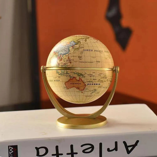 globe terrestre rétro pour apprendre la géographie et décorer - vue 7 sur 7