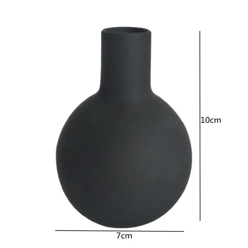 vase en céramique artisanale pour fleurs séchées décoratif et créatif - vue 16 sur 16