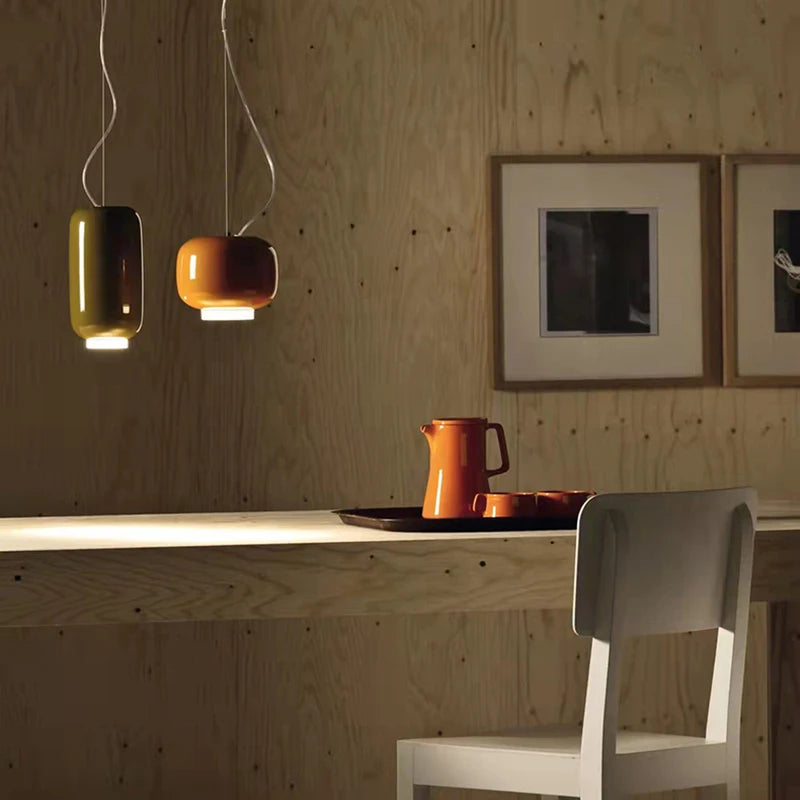 suspension en verre moderne avec cordon réglable pour divers espaces - vue 4 sur 10