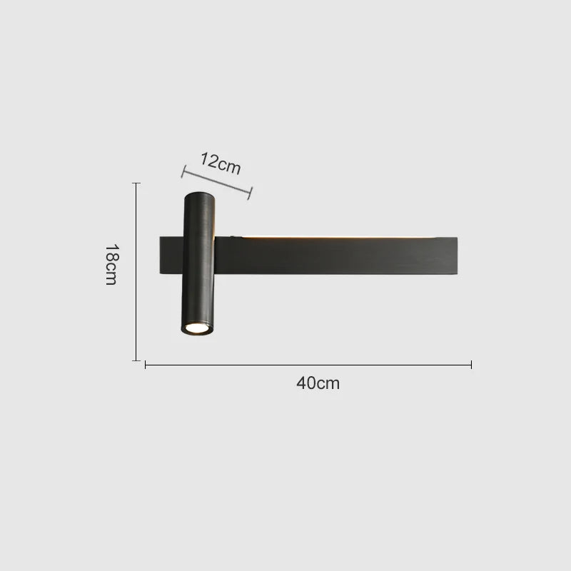 applique murale minimaliste en cuivre design moderne et créatif - vue 9 sur 13