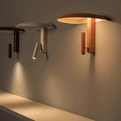 applique murale moderne rotative en métal design nordique lumière led - vue 2 sur 11