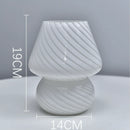 Lampe de bureau LED en verre