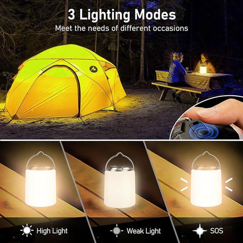 lampe rechargeable usb pour camping et activités extérieures - vue 5 sur 6