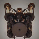 lustre moderne suspension grandes lampes créatives noir