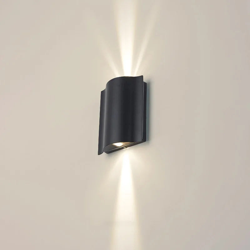 applique murale led étanche pour jardin et balcon en aluminium - vue 4 sur 9