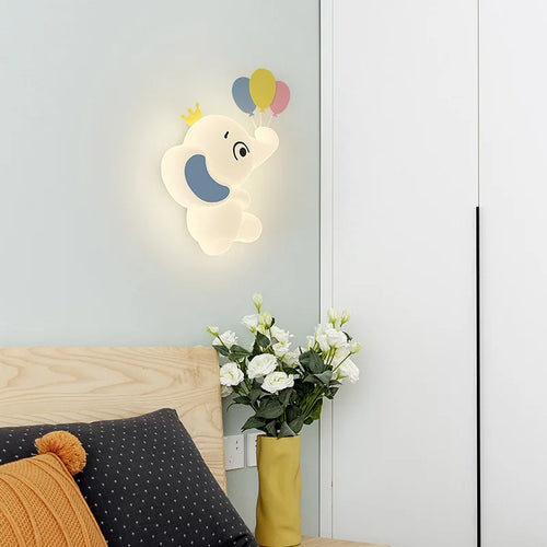 applique murale créative éléphants pour chambre d’enfant moderne et chaleureuse - vue 4 sur 8
