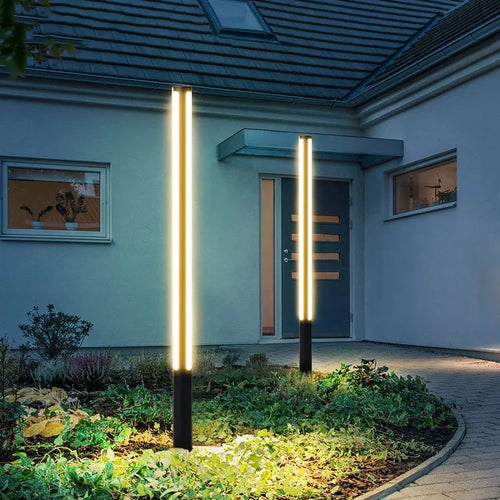 lampe extérieure led décorative étanche pour jardin et allée - vue 4 sur 8