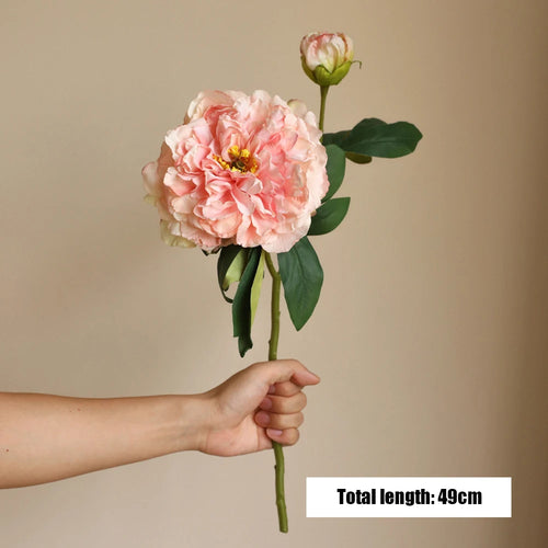 grandes fleurs artificielles de pivoine pour décoration élégante - vue 12 sur 12