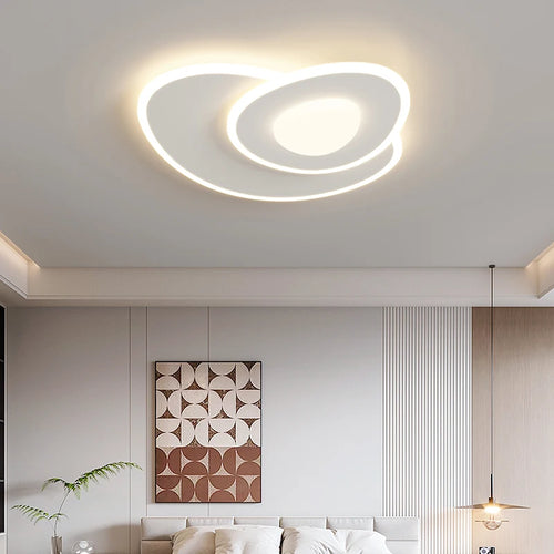 lustre moderne minimaliste ensemble de plafonniers pavés - vue 4 sur 10