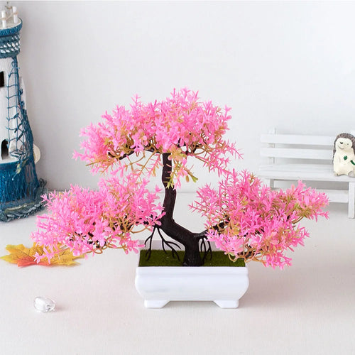 plantes artificielles décoratives bonsaï en pot pour jardin zen - vue 5 sur 25